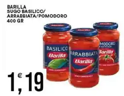 Vantaggio Cash&Carry Barilla sugo basilico/ arrabbiata/pomodoro offerta