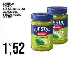 Vantaggio Cash&Carry Barilla pesto alla genovese classico/ senza aglio offerta