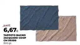 Extracoop Tappeto bagno jacquard coop cm 50x80 offerta