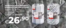 Extracoop Trapunta in microfibra stampata 180 gsm LE COSE offerta