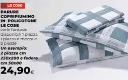 Extracoop Parure copripiumino in policotone LE COSE offerta