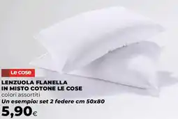 Extracoop Lenzuola flanella in misto cotone LE COSE offerta