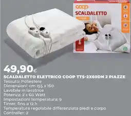 Extracoop SCALDALETTO ELETTRICO COOP TTS-2X60DN 2 PIAZZE offerta