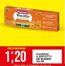 Vantaggio Cash&Carry Plasmon il biscotto dei bambini offerta