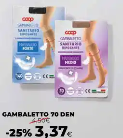 Extracoop Coop Gambaletto 70 den offerta