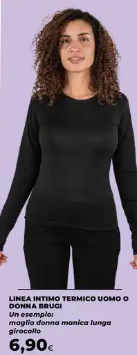 Extracoop Linea intimo termico uomo o donna brugi offerta