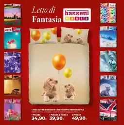 Extracoop Linea letto bassetti con stampa fotografica offerta