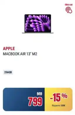 Trony APPLE MACBOOK AIR 13" M2 offerta