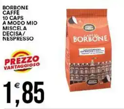 Vantaggio Cash&Carry Borbone caffè 10 caps a modo mio miscela decisa/ nespresso offerta
