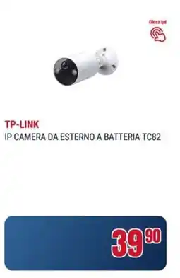 Trony TP-LINK IP CAMERA DA ESTERNO A BATTERIA TC82 offerta
