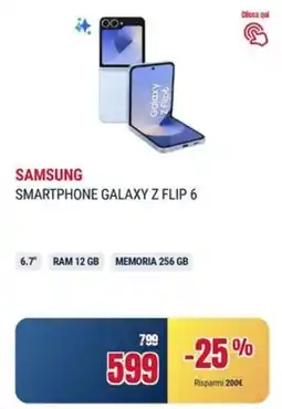 Trony SAMSUNG SMARTPHONE GALAXY Z FLIP 6 offerta