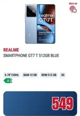 Trony REALME SMARTPHONE GT7 T 512GB BLUE offerta