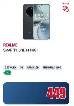 Trony REALME SMARTPHONE 14 PRO+ offerta