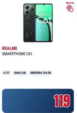 Trony REALME SMARTPHONE C61 offerta