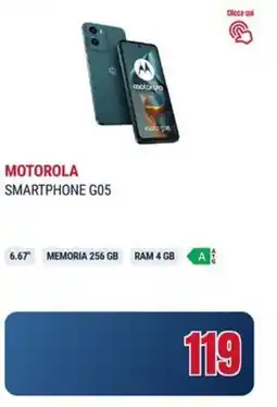 Trony MOTOROLA SMARTPHONE G05 offerta