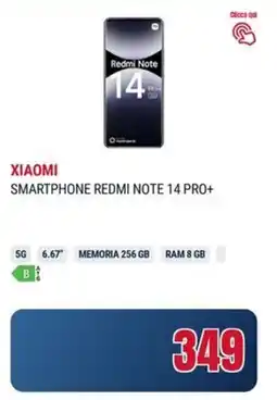 Trony XIAOMI SMARTPHONE REDMI NOTE 14 PRO+ offerta