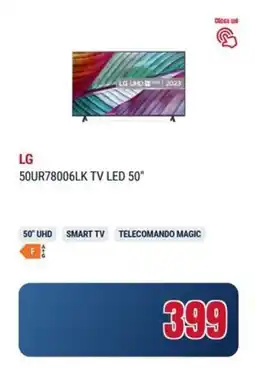 Trony LG 50UR78006LK TV LED 50" offerta