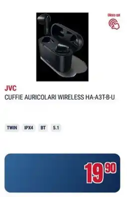 Trony JVC CUFFIE AURICOLARI WIRELESS HA-A3T-B-U offerta
