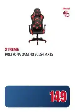 Trony XTREME POLTRONA GAMING 90554 MX15 offerta