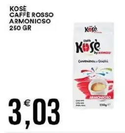 Vantaggio Cash&Carry Kose caffè rosso armonioso offerta