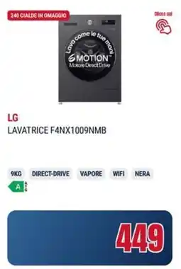 Trony LG LAVATRICE F4NX1009NMB offerta