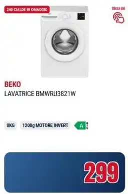 Trony BEKO LAVATRICE BMWRU3821W offerta