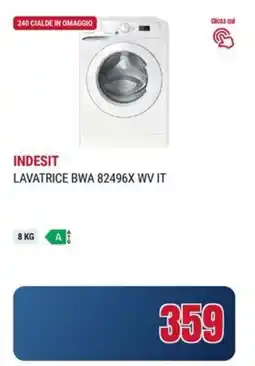 Trony INDESIT LAVATRICE BWA 82496X WV IT offerta