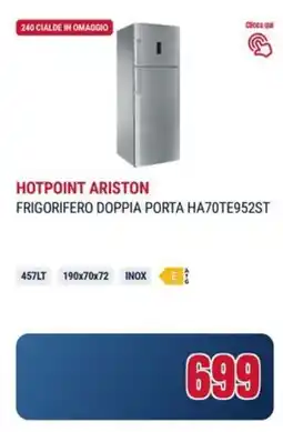 Trony HOTPOINT ARISTON FRIGORIFERO DOPPIA PORTA HA70TE952ST offerta
