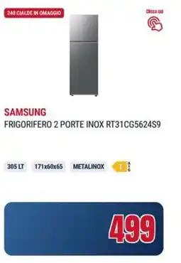 Trony SAMSUNG FRIGORIFERO 2 PORTE INOX RT31CG5624S9 offerta