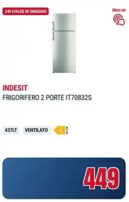 Trony INDESIT FRIGORIFERO 2 PORTE IT70832S offerta