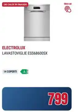 Trony ELECTROLUX LAVASTOVIGLIE ESS68600SX offerta