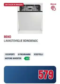 Trony BEKO LAVASTOVIGLIE BDIN38560C offerta