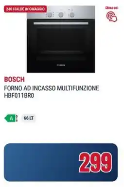 Trony BOSCH FORNO AD INCASSO MULTIFUNZIONE HBF011BRO offerta