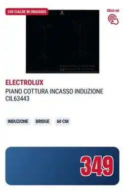 Trony ELECTROLUX PIANO COTTURA INCASSO INDUZIONE CIL63443 offerta