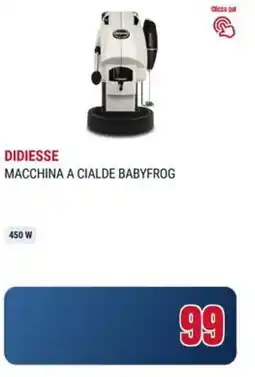 Trony Didiesse macchina a cialde babyfrog offerta
