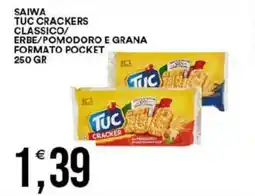 Vantaggio Cash&Carry Saiwa tuc crackers classico/ erbe/pomodoro e grana formato pocket offerta