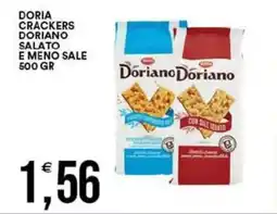 Vantaggio Cash&Carry Doria crackers doriano salato e meno sale offerta