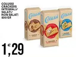 Vantaggio Cash&Carry Colussi crackers integrali/ salati/ non salati offerta