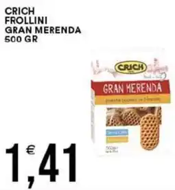Vantaggio Cash&Carry Crich frollini gran merenda offerta