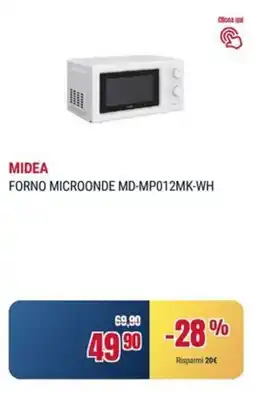 Trony MIDEA FORNO MICROONDE MD-MP012MK-WH offerta