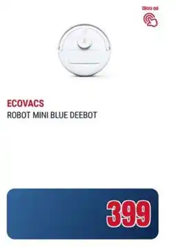Trony Ecovacs robot mini blue deebot offerta