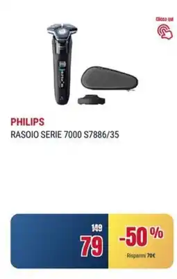 Trony PHILIPS RASOIO SERIE 7000 S7886/35 offerta