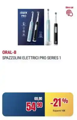 Trony Oral-b spazzolini elettrici pro series 1 offerta