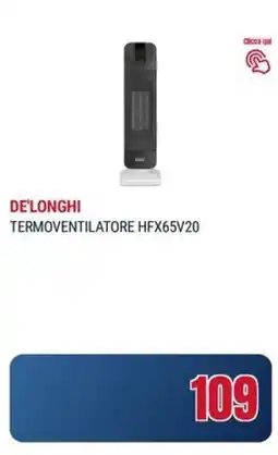 Trony DE'LONGHI TERMOVENTILATORE HFX65V20 offerta