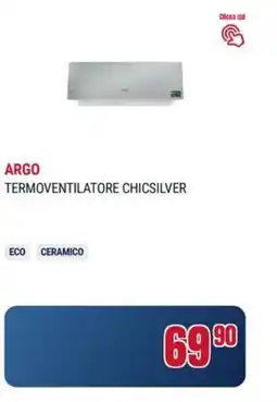 Trony Argo termoventilatore chicsilver offerta