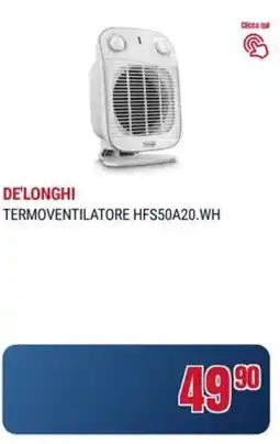 Trony DE'LONGHI TERMOVENTILATORE HFS50A20.WH offerta
