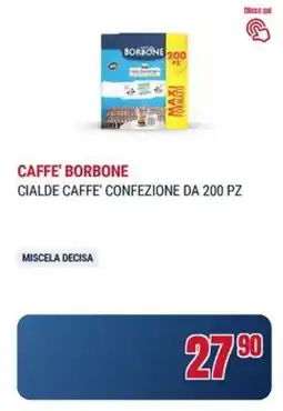 Trony Caffe' borbone cialde caffe' confezione da 200 pz offerta