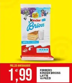 Vantaggio Cash&Carry Ferrero kinder brioss latte offerta