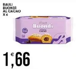 Vantaggio Cash&Carry Bauli buondì al cacao x6 offerta