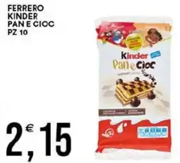 Vantaggio Cash&Carry Ferrero kinder pan e cioc offerta